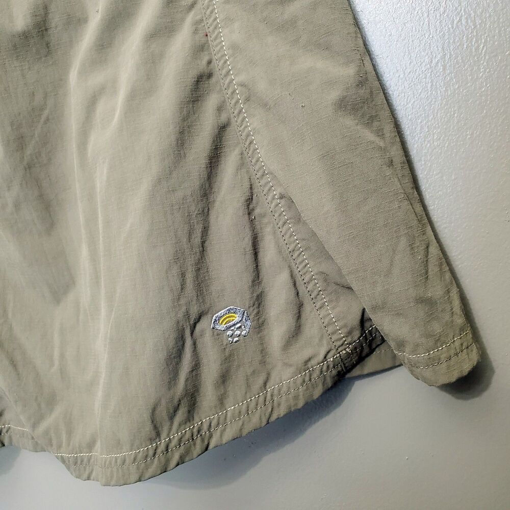 Mountain Hardwear Skirt Women's Size 14 Khaki Green Pockets Outdoors Hiking - Picture 6 of 9